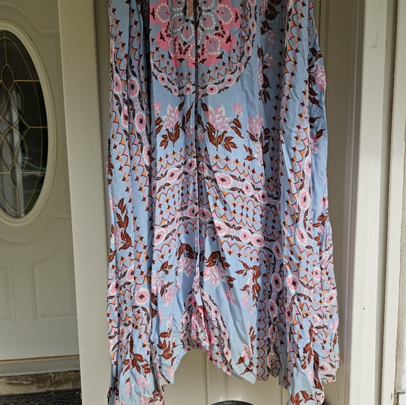 Spell And The Gypsy Pandora Long Skirt In Aquarium Blue SIZE SMALL - Picture 10 of 15